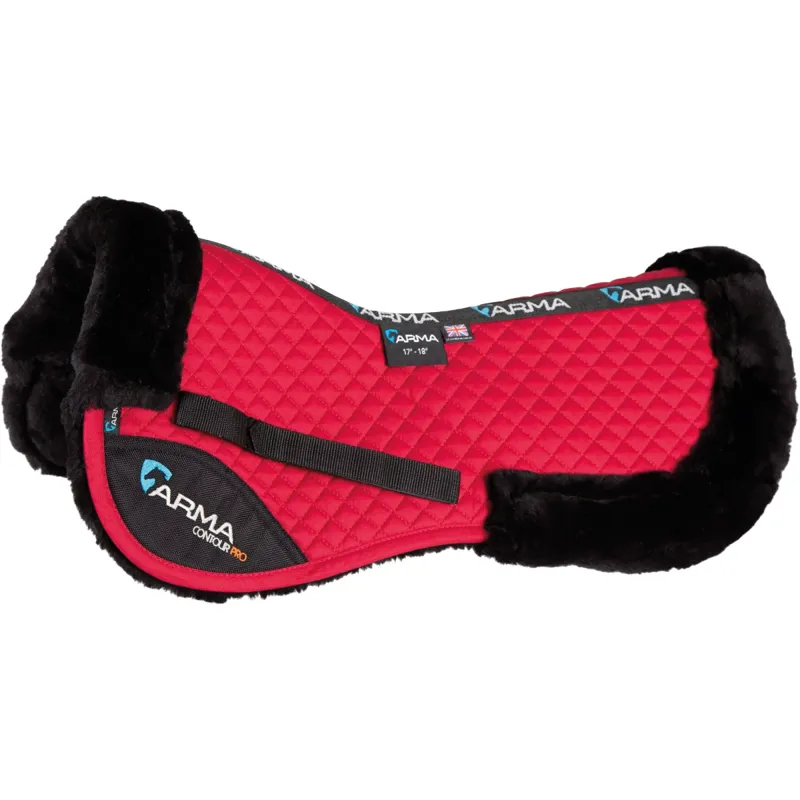 Shires ARMA Half Pad - Deep Red